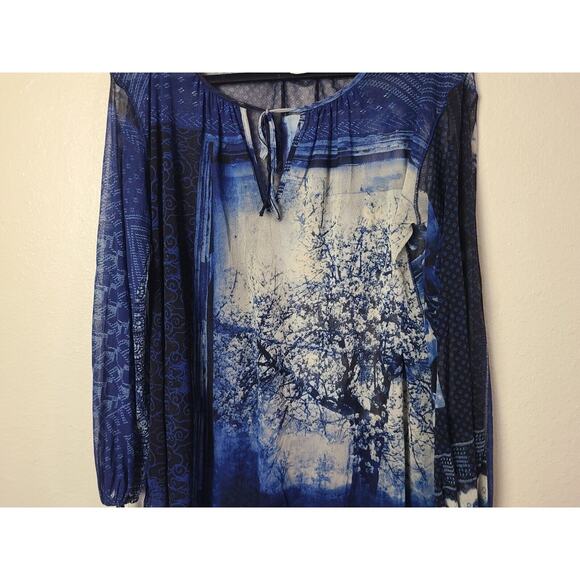 SUPER RARE JEAN PAUL GAULTIER MESH HIGH LOW TOP / TUNIC / COVER UP Size S - Picture 5 of 16